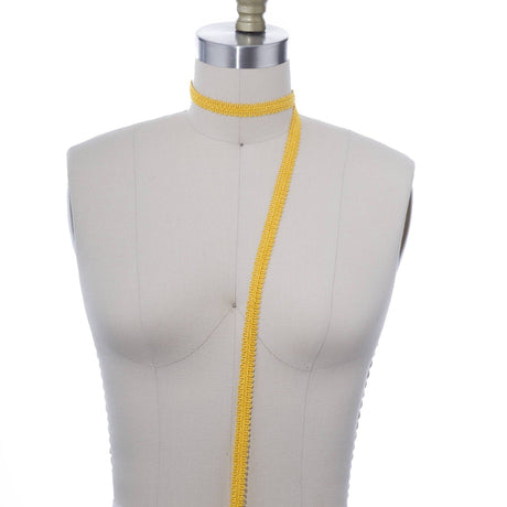 Gimp Trim Canary Yellow Braided 5/8"