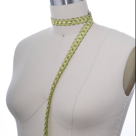 Gimp Trim Neon Lime Gold 5/8"