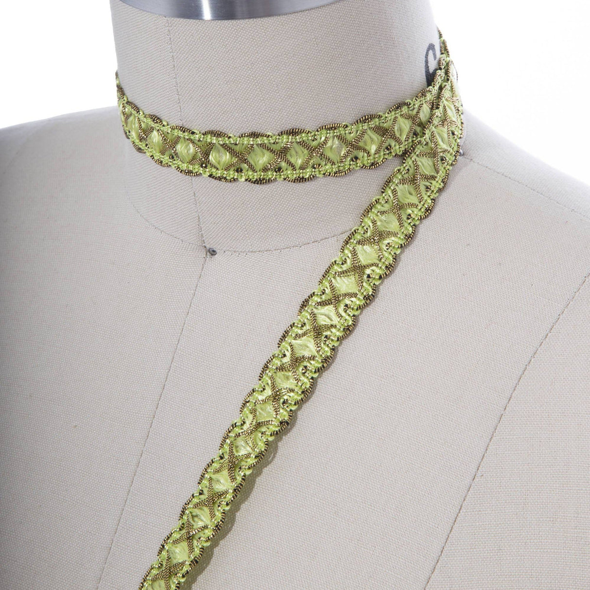 Gimp Trim Neon Lime Gold 5/8"