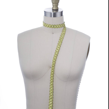 Gimp Trim Neon Lime Gold 5/8"