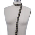 Sequin Trim Black Gold Argyle 1 Yard