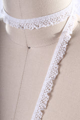 Cluny Lace Ruffle White 5/8 Inch