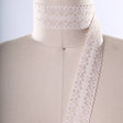 Cluny Cotton Lace Trim Nude Eyelet