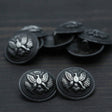Gunmetal Eagle Shank Button 40L 25mm