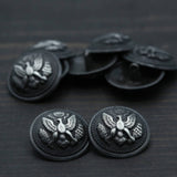 Gunmetal Eagle Shank Button 40L 25mm