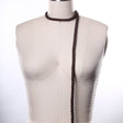 Satin Rope Trim Brown 7mm