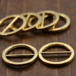Gold Slider Buckle With Bar