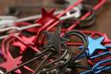 Decorative Star Safety Pins 2-Piece