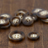 Tortoise Plastic Shirt Button