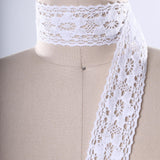Cluny Lace Trim Bright White 1.5"