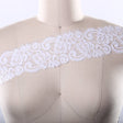 Chantilly Lace Trim White Black