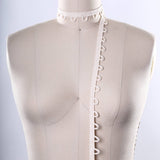 Button Loops Cotton Tape Ivory