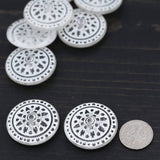 Decorative Plastic Button 27mm Pin Wheel
