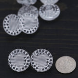 Clear Plastic Shank Button