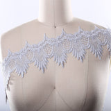Metallic Silver Venice Lace Trim 3.5"