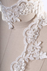 Beaded Arch Bridal Lace Trim 2.25"