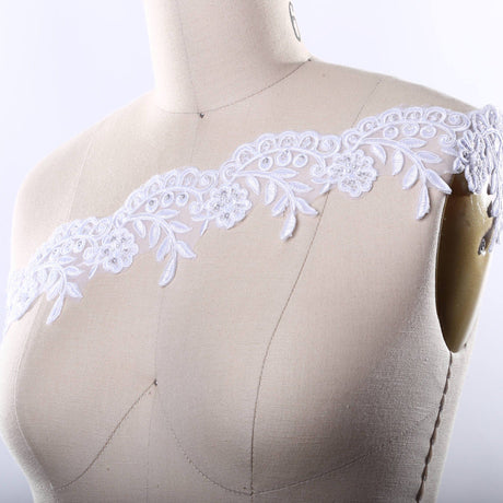 Bridal Lace Trim 3.25 Inch Alencon