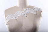Bridal Lace Trim White Ivory 2.5"