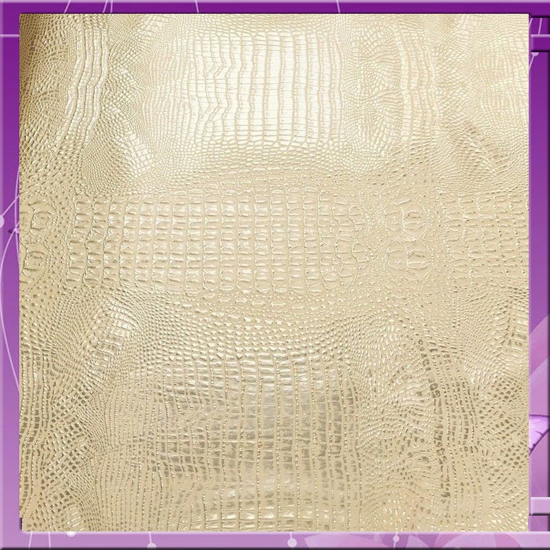 Crocodile Texture Vinyl Peach