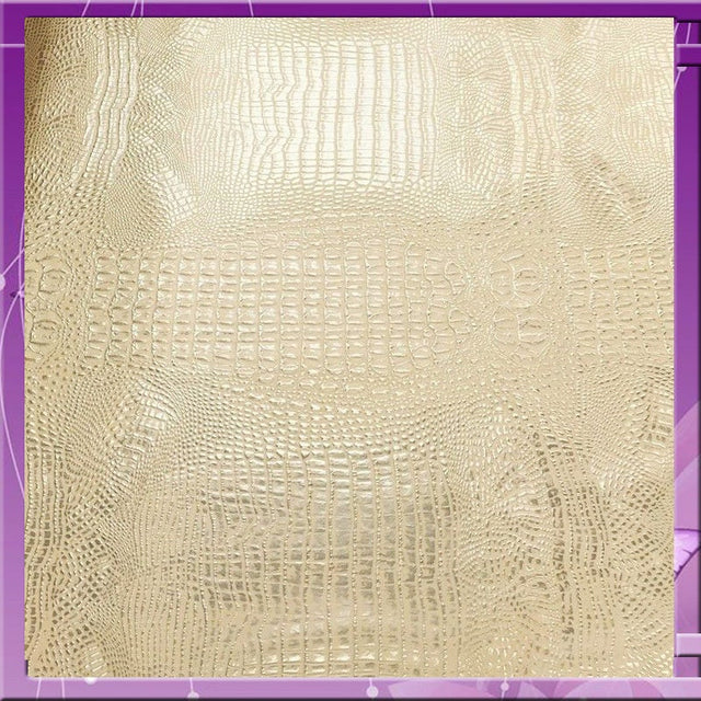 Crocodile Texture Vinyl Peach