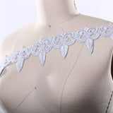 Venice Lace Trim Metallic Gold Silver 3.25in