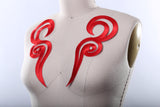 Iron-On Applique Pair Symmetrical Shape