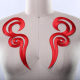 Iron-On Applique Pair Symmetrical Shape