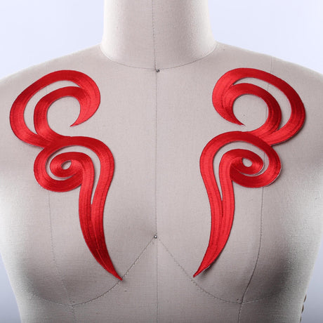 Iron-On Applique Pair Symmetrical Shape