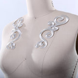 Embroidery Applique Swirled Design Patch