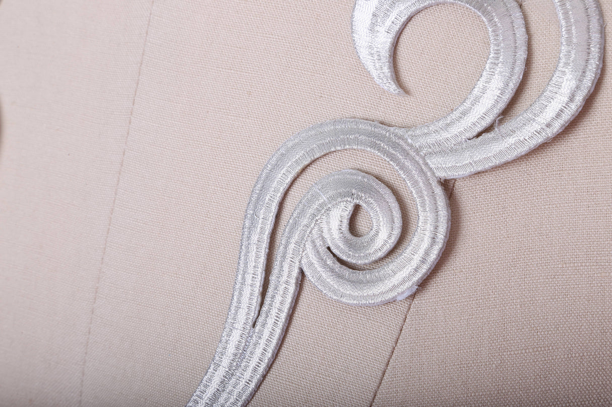 Applique Mirrored Swirl Iron-On