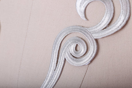 Applique Mirrored Swirl Iron-On