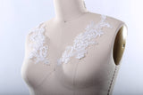Beaded Lace Bridal Applique