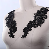 Alencon Lace Applique Pair