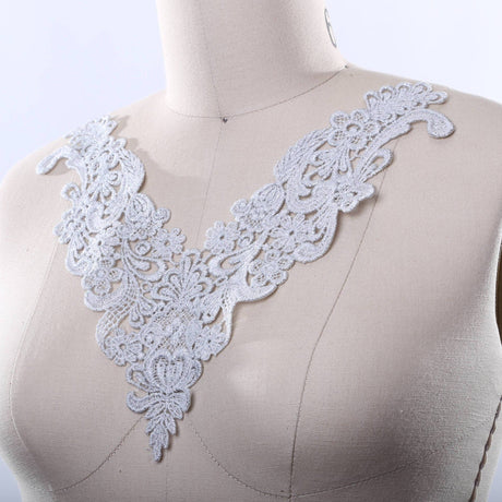 Metallic Venice Lace Applique