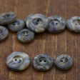 Plastic Marble Button Gray 2-Hole