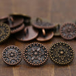 Metal Shank Button Bronze Copper
