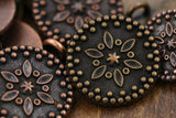 Metal Shank Button Bronze Copper