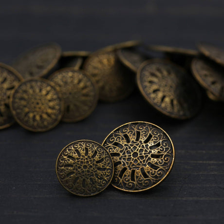 Metal Bronze Shank Button