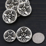 Silver Metal Shank Button 4-Pack