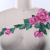 Embroidered Flower Applique Patch