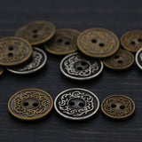 Western Metal Shirt Button 4-Pack