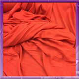 Rayon Challis Fabric Orange