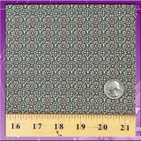 Rayon Challis Light Green Floral