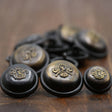 Bronze Lion Crest Shank Button