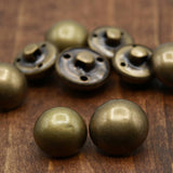 Metal Shank Button Bronze Dome