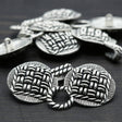 Closure Button Rope Design Metal 18mm