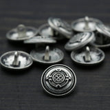 Silver Metal Shank Button 32L 20mm