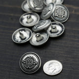 Silver Metal Shank Button 32L 20mm
