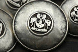 Silver Metal Shank Button
