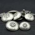 Silver Metal Shank Button